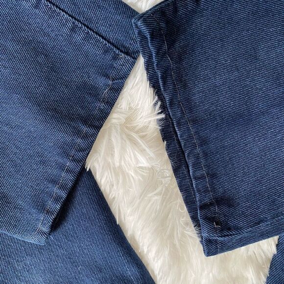 Vintage Guess Jeans Hemmed Mens Size 34 Green Logo - Picture 8 of 8